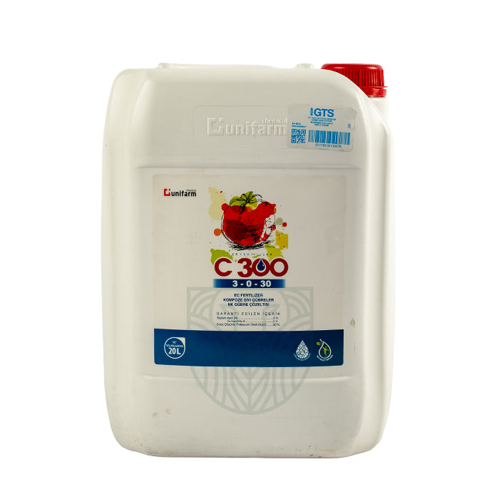 C-300 - 3-0-30 - EC Fertilizer - Kompoze Sıvı Gübre - NK Gübre Çözeltisi