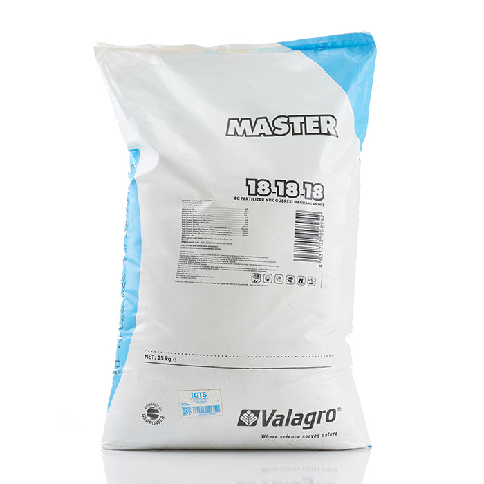 Valagro - Master 18-18-18 Gübre - 25 Kg