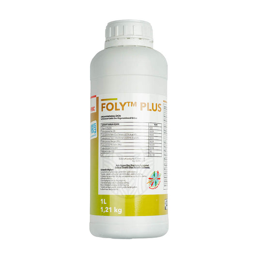 FMC - Foly Plus - İz Element Katkılı Sıvı Organomineral Gübre - 1 Lt