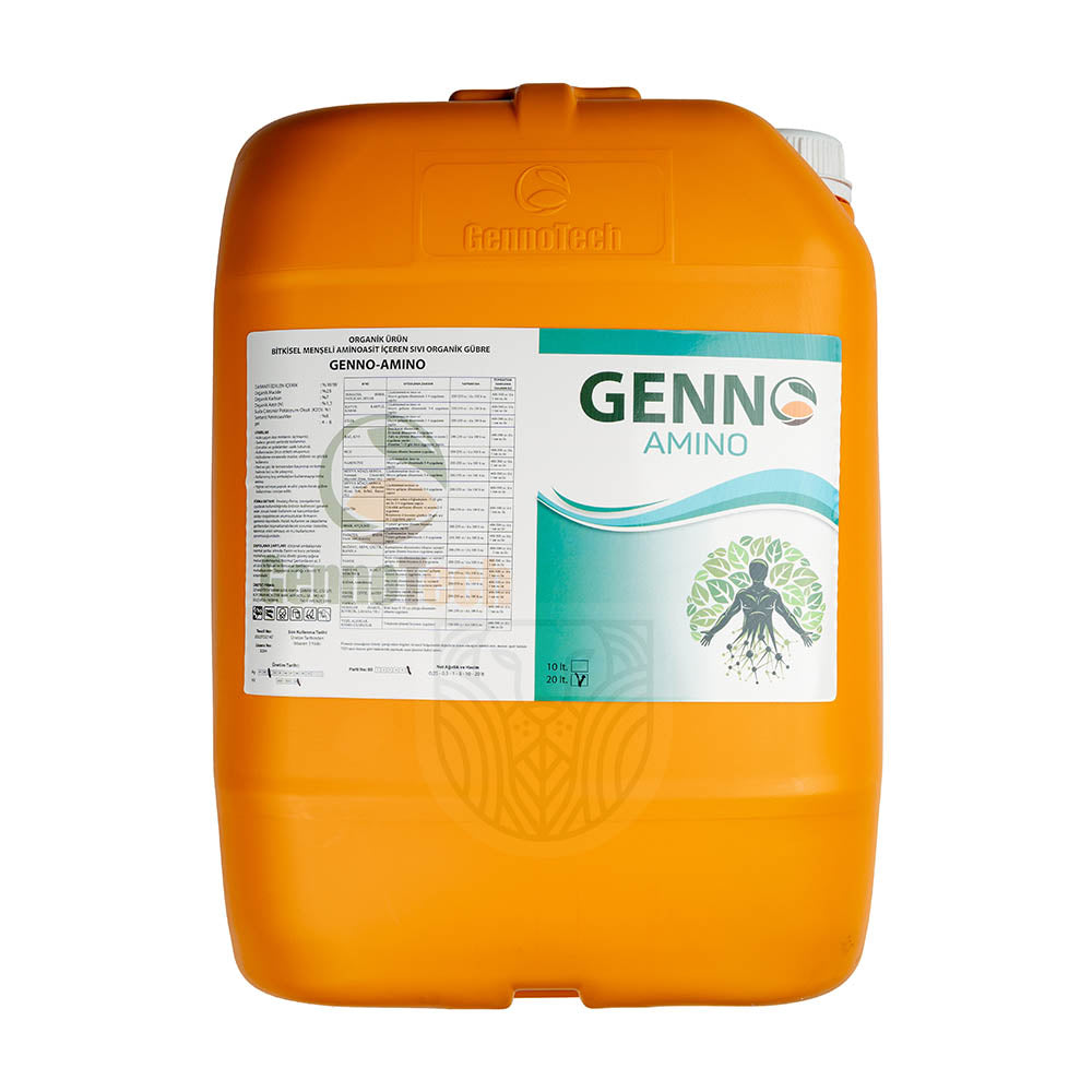 Genno - AMINO - Bitkisel Menşeli Aminoasit İçeren Sıvı Organik Gübre - 20 Lt #miktar_20 Lt