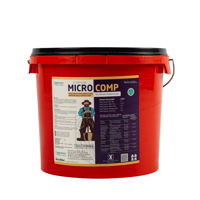 Microcomp - Bor, Bakır, Demir, Mangan ve Çinko - Mikro Besin Maddeleri Karışımı -  5KG