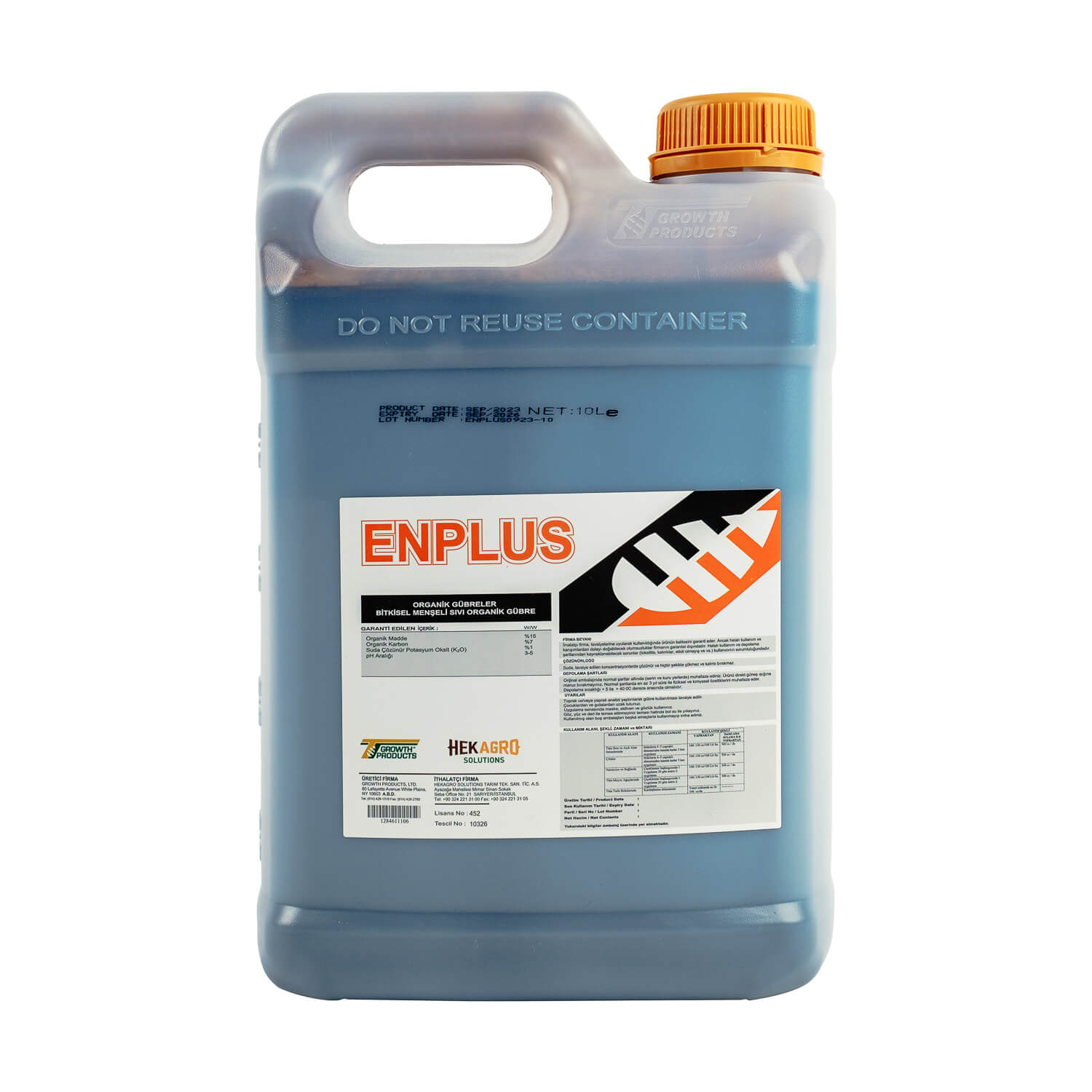 ENPLUS Bitkisel Menşeli Organik Gübre