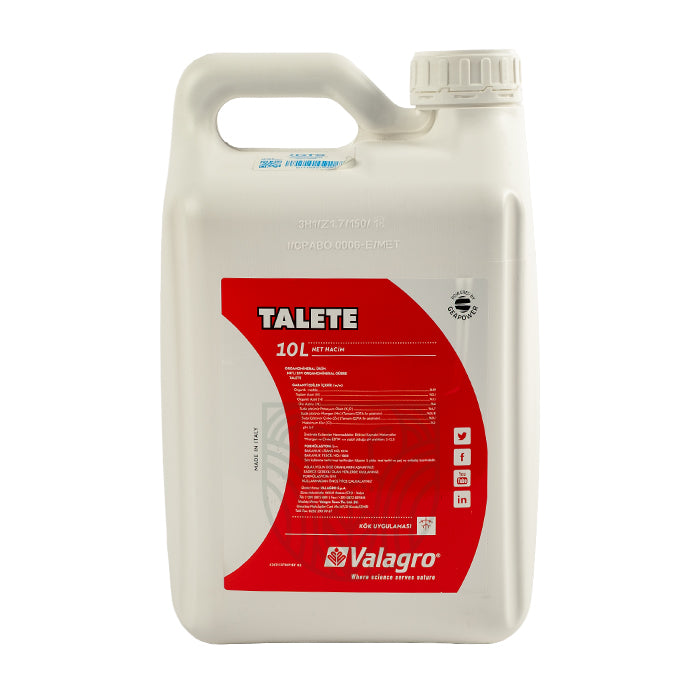 Valagro - Talete - Organomineral Ürün - NK'lı Sıvı Organomineral Gübre - 10LT