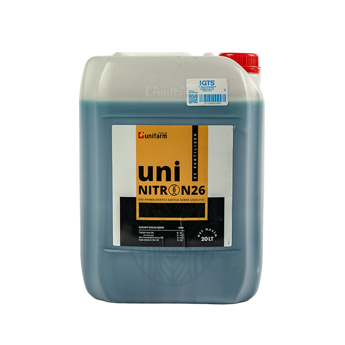 Unı Nitro N26 - Üre Formaldehitli Azotlu Gübre Çözeltisi - 20LT
