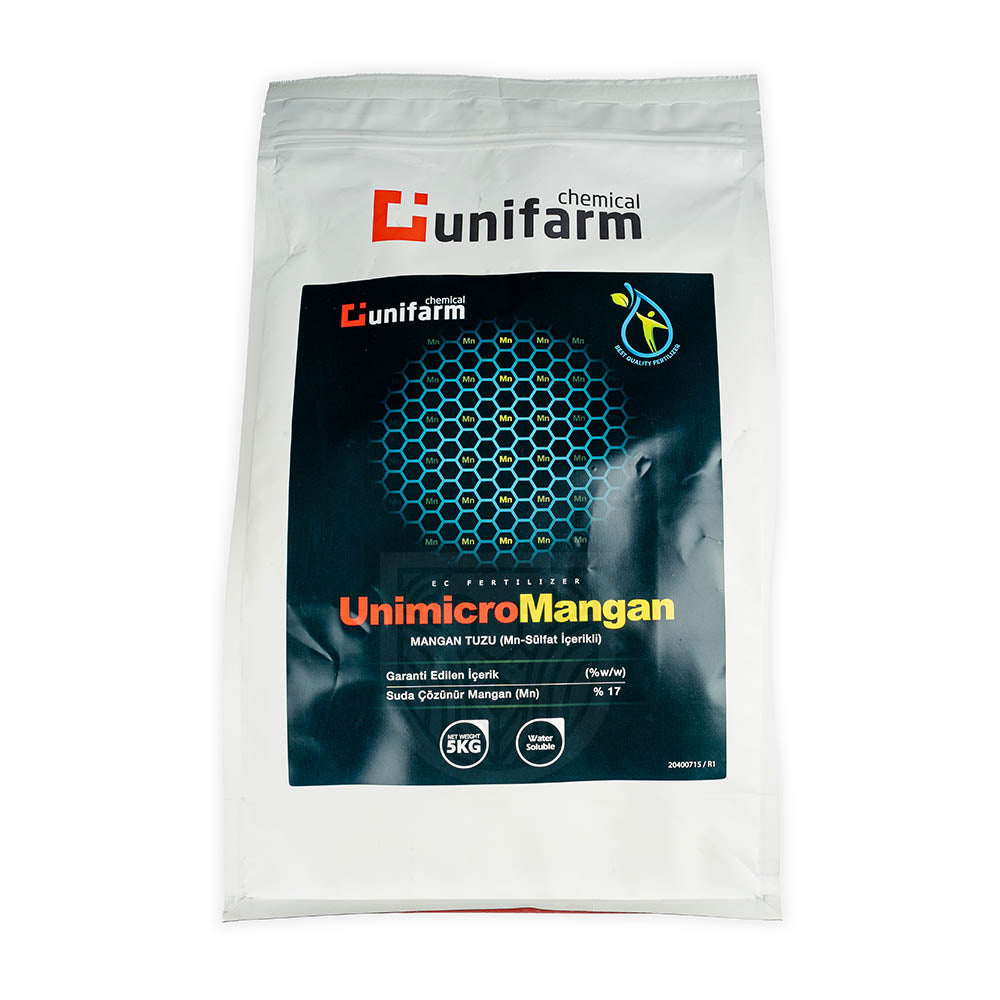 Unifarm - Unimicro Mangan - Mangan Tuzu Mangat Sülfat İçerikli - 5 Kg