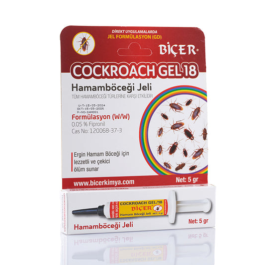 Biçer Cockroach Gel 18 - Hamam Böceği Jeli - 5 Gr